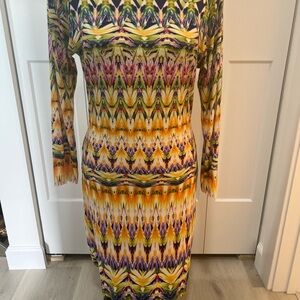 Bright, soft Cluny dress, size 8